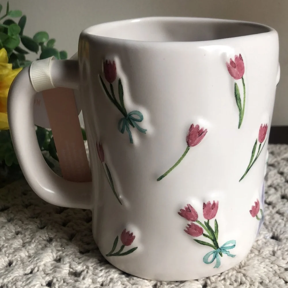 Rae Dunn Floral Mug - April showers bring May flowers - Picture 4 of 6
